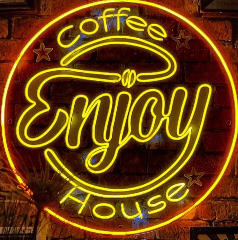 Notre logo néon — Enjoy Coffee House